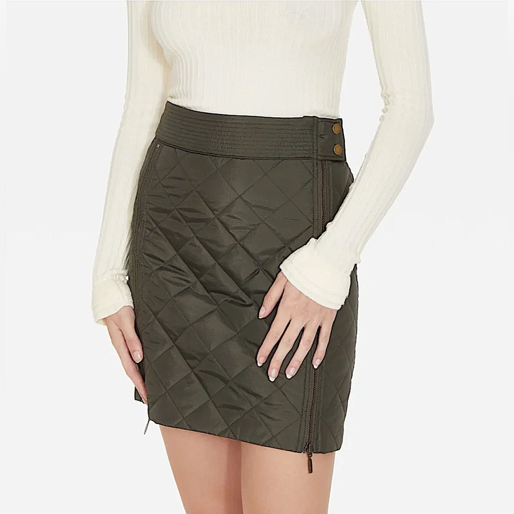 Marie Oliver Jette Skirt in Army Green